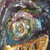 Opera astratta che esplora forme e colori, riflettendo l'essenza dell'arte contemporanea.